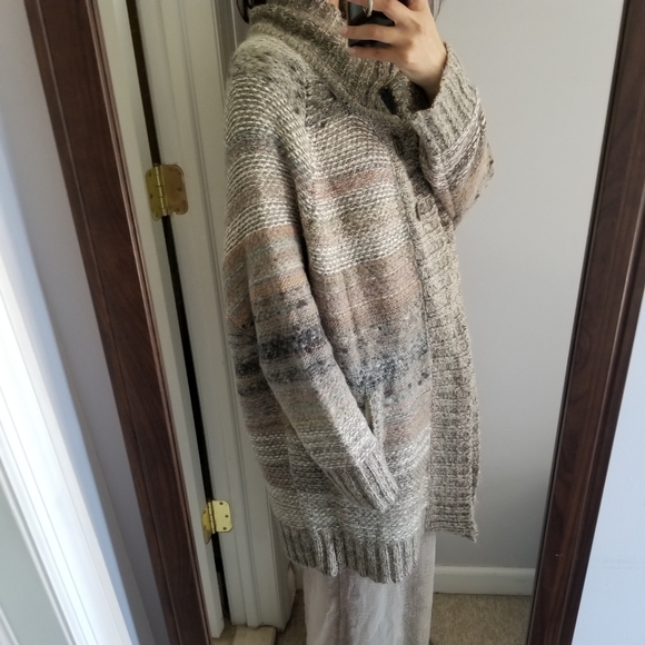 Free People Oversized Boucle Cardigan - Picture 4 of 11